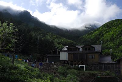 茅野市　赤岳鉱泉と八ヶ岳7/29