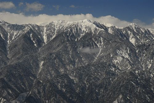 安曇野上空より　餓鬼岳2/20