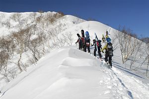 白馬村　遠見尾根　スノーボーダー2/3