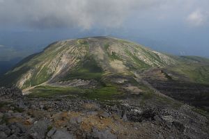 高山市  剣ヶ峰山頂より 高天ヶ原8/6 