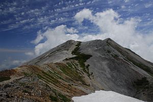 糸魚川市　三国境～小蓮華山　雲が楽しい縦走路7/23-1