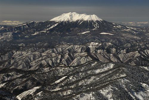 御嶽山と木曽の山々2/26-2