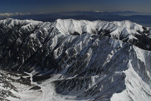 常念山脈と東鎌尾根2/26-1