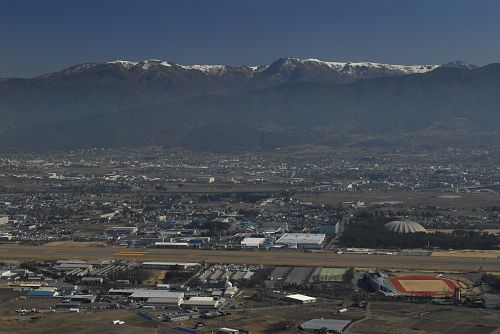 松本空港と美ヶ原2/26