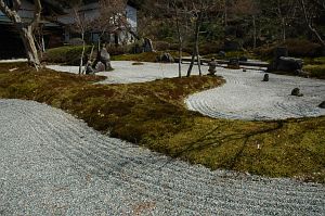 大桑村　定勝寺　　庭園