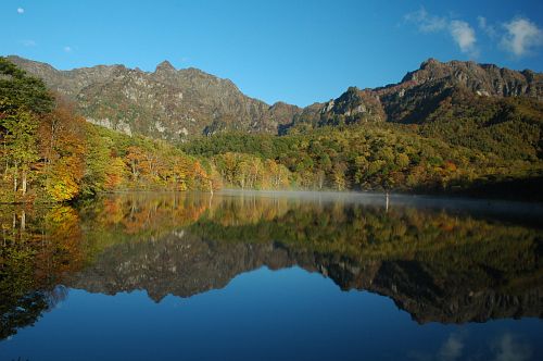 紅葉特集　戸隠　鏡池-2